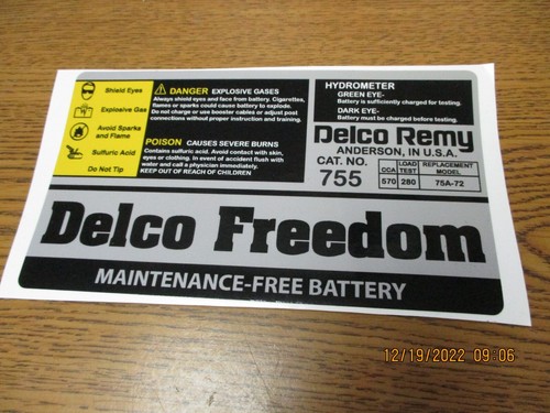 Delco freedom 755 - freedom,